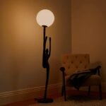 ELEGANT HUMAN STRETCH LAMP