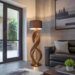 ARTISTIC TWISTED FLOOR LAMP