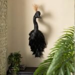 GOLD PEACOCK WALL ART