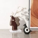 THE MYSTIC HUMAN FACE DECOR BROWN