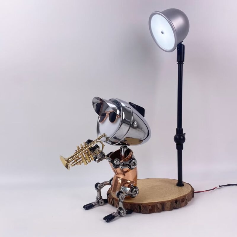 Cornet Player in Light Musical Novelty Lamp