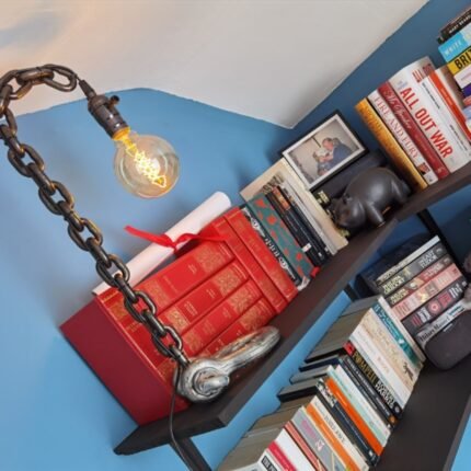 Custom Welded Chain Table Lamp