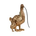 Gold Duck Animal Table Lamp