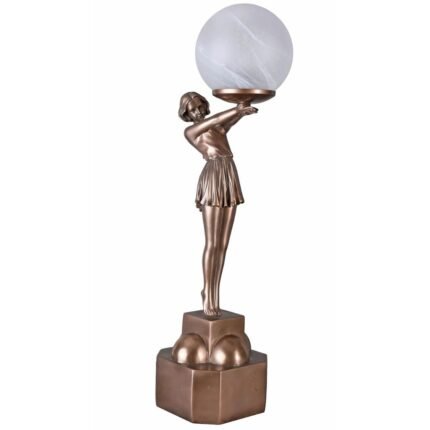 Dancer Woman Sculptural Table Lamp