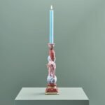 Candle Holder Parrot on Elephant Art Sculptures
