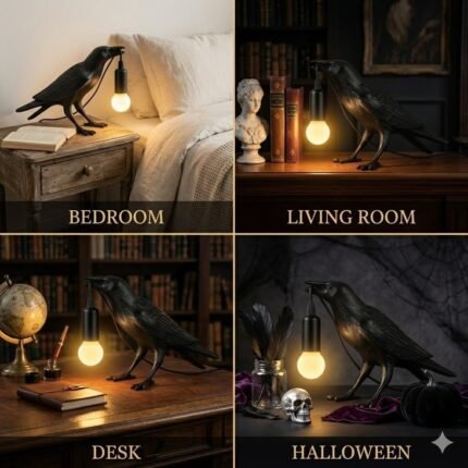 Crow Bird Table Lamp