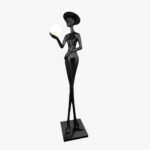 Elegant Lady Sculptural Floor Lamp