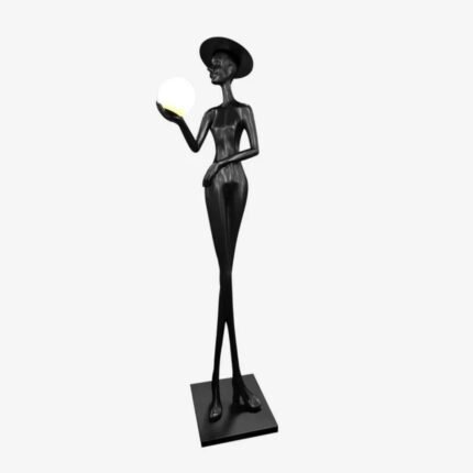 Elegant Lady Sculptural Floor Lamp