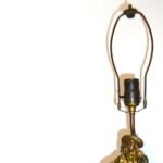 Antique Bronze Lamp Figure Swashbuckler