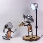 Cornet Player in Light Musical Novelty Lamp