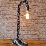 Custom Welded Chain Table Lamp