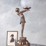 Dancer Woman Sculptural Table Lamp