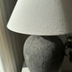 Black Aged Ceramic Table Lamp