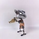 Cornet Player in Light Musical Novelty Lamp