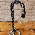 Custom Welded Chain Table Lamp