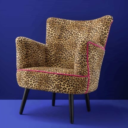 Armchair with Leopard Print Jungle Love Bold Armchair for Living Room