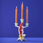 Candle Holder Fish Koi Animal Sculpture