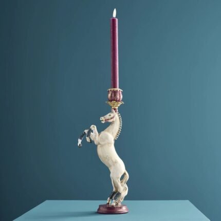 Circus Horse Candle Holder Animal Sculpture