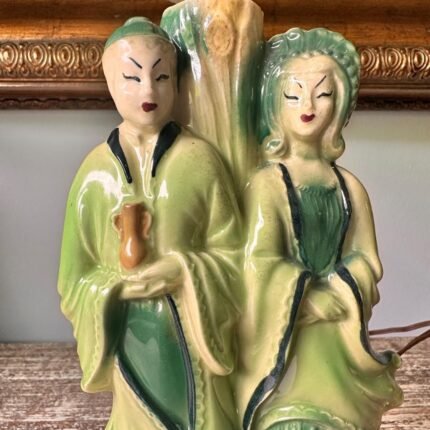 Shawnee Pottery Asian Sculptural Art Lamp