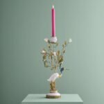 Candle Holder Heron Bird Sculpture
