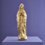 Decorative Figure Virgin Mary Gold Art Sculptures