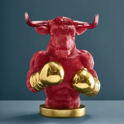 Piggy Bank Bull Randy Art Sculptures