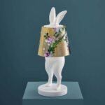 Portable Hiding Rabbit Limited Edition Table Lamp Sculptural Table Lamp