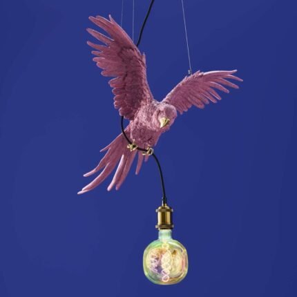 Ceiling Lamp Parrot Percy Pink Bird Lamps