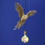Ceiling Lamp Parrot Percy Gold Bird Lamps