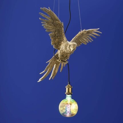 Ceiling Lamp Parrot Percy Gold Bird Lamps