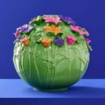 Vase Verano Green Art Sculptures