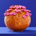 Vase Verano Orange Art Sculptures