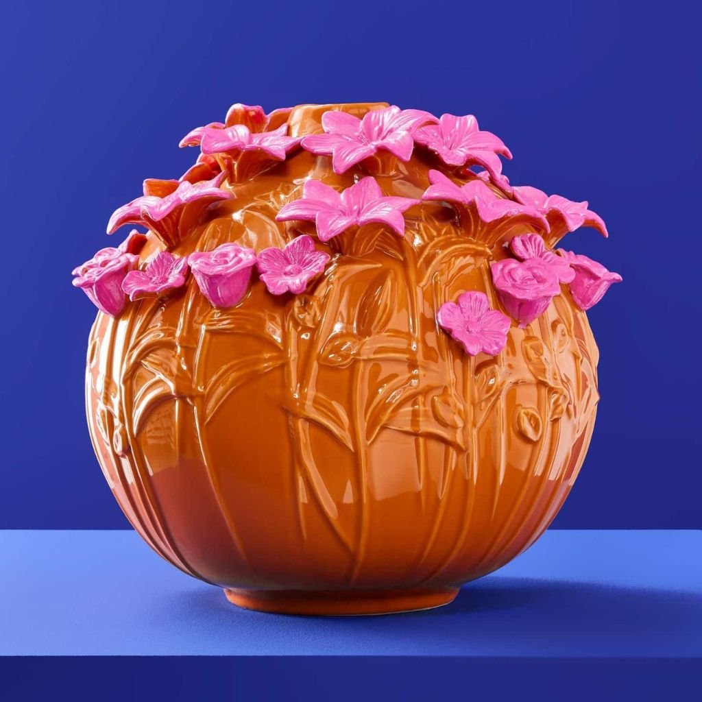Vase Verano Orange Art Sculptures Vase Verano Orange Art Sculptures