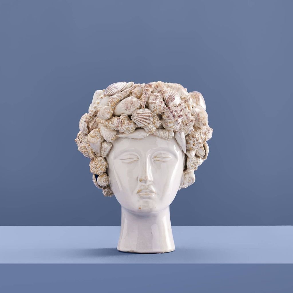 Vase Madame Moules Woman W. Shells Art Sculptures Vase Madame Moules Woman W. Shells Art Sculptures