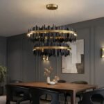 Verda Modern Circular Led Ceiling Light Gold Modern Ceiling Light