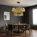 Verda Modern Circular Led Ceiling Light Black Modern Ceiling Light