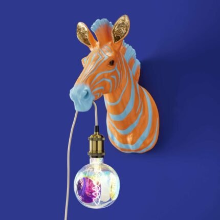 Zebra Zora Wall Lamp Art Sculptures