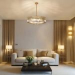Crystal & Champagne Chandelier Pendants