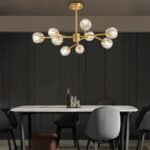 Golden Crystal Chandelier | Dining Room Chandeliers