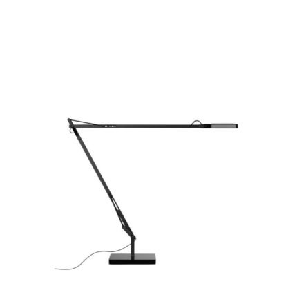 Kelvin LED Base Black Sculptural Table Lamp