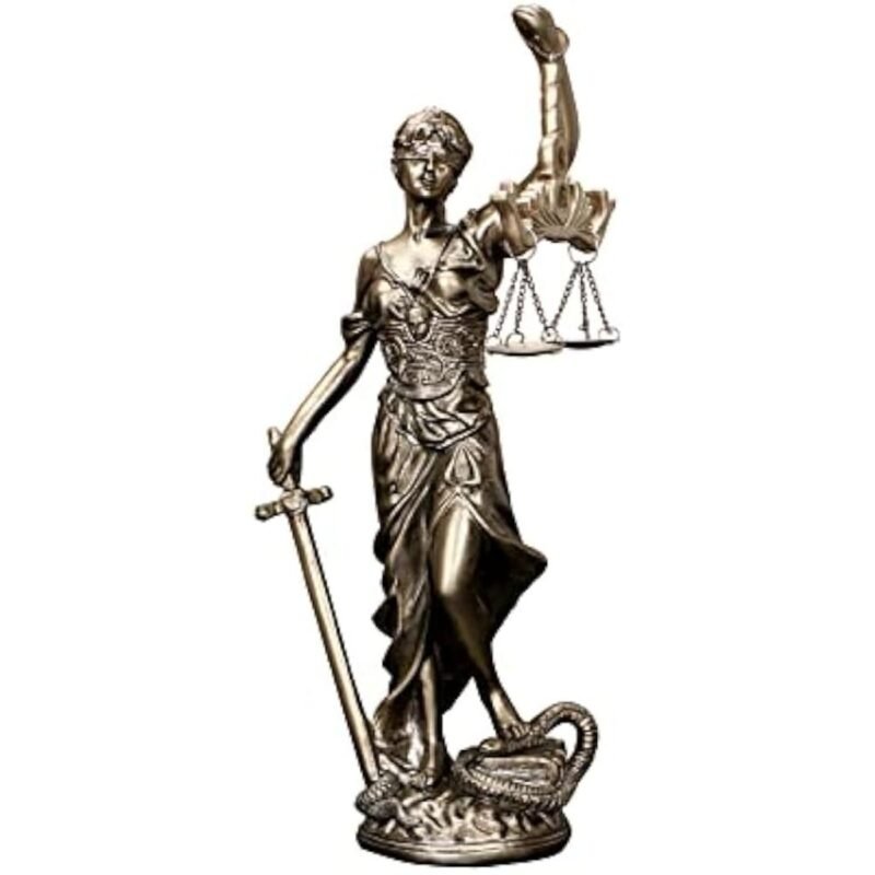 Lady Justice Art Sculpture