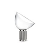 Flos Taccia Silver Glass Sculptural Table Lamp