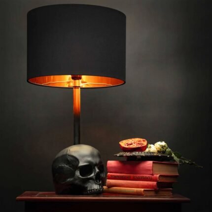 The Edison Skull Sculptural Table Lamp