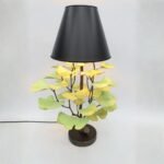 Gingko Iron Sculptural Table Lamp
