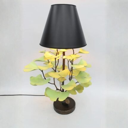 Gingko Iron Sculptural Table Lamp