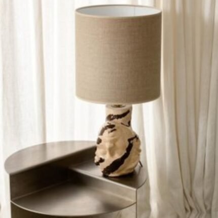 Upside Down Head Sculptural Table Lamp