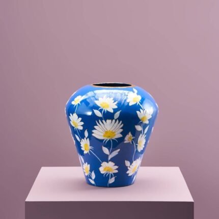 Blue Vase Margarita Medium Art Sculptures