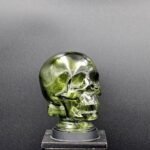 Glass Skull Brass Table Lamp Cover