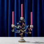 Butterflies Candle Holder Bird Sculpture