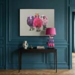 Table Lamp with Sheep Colorful Animal Lamps